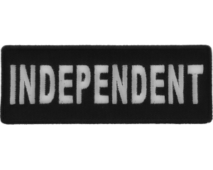 Independent  Black White 4 Inch Patch