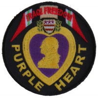 Iraqi Freedom Purple Heart Patch | US Military Veteran Patches