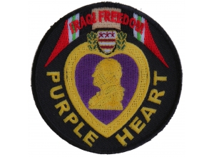 Iraqi Freedom Purple Heart Patch | US Military Veteran Patches