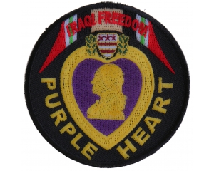 Iraqi Freedom Purple Heart Patch | US Military Veteran Patches