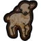 Baby Lamb Iron on Patch