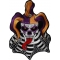 Jester Clown Skull Patch