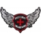 Jesus Christ Lord and Savior Wings Christian Iron on Patch