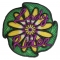 Lady Rider Flowers Iron on Patch