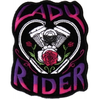 Lady Rider Path with Engine Roses