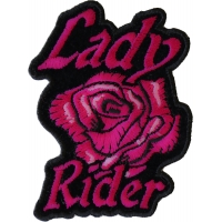 Lady Rider Pink Rose Patch