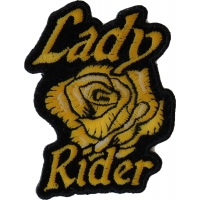 Lady Rider Yellow Rose Patch Lady Rider Yellow Rose Patch