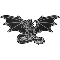 Large Dragon Patch with Skulls