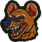 Laughing Hyena Iron on Patch