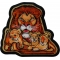 Lion and Babies Iron on Patch