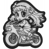 Little Girl Biker Patch