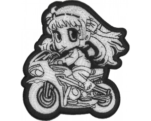 Little Girl Biker Patch