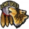 Lone Wolf Howling At The Moon Small Patch