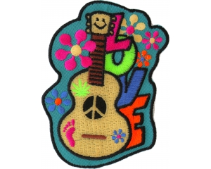 Love Guitar Cute Patch