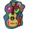 Love Guitar Cute Novelty Iron on Patch