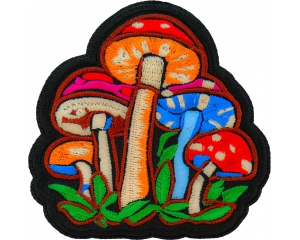 Magic Mushrooms Patch Embroidered