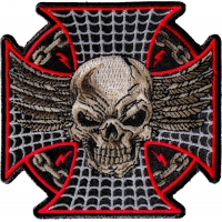 Maltese Skull Patch