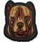 Mean Pitbull Dog Iron on Patch
