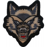 Mean Wolf Iron on Patch
