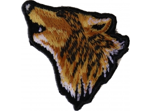 Mini Wolf Head Patch