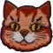 Mister Cat Iron on Patch