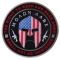 Molon Labe US Flag Spartan Helmet, The Right to Keep and Bear Arms Shall Not Be Infringed Patch