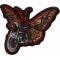 Moth Biker Patch
