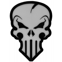 Nasty Skull Large Back Patch