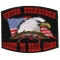 Never Surrender Right To Bear Arms 2nd Amendment Black Patch