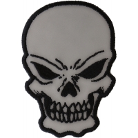 Small Reflective Skull Patch