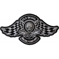 Old Skool Biker Forever Patch