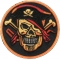 Pirate Skull with Cross Bones Patch