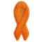 Orange Leukemia Awareness Ribbon Patch
