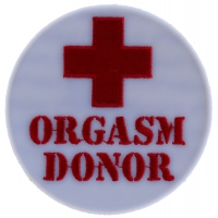 Orgasm Donor Red Cross Patch