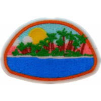 Paradise Island Iron on Patch