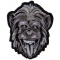 Party animal Monkey Iron on Patch