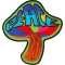 Peace Mushroom Novelty Iron on Patch Psychedelic Hippie