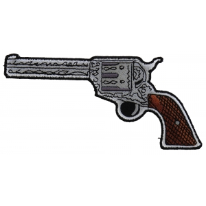 6 Shooter Pistol Patch Left Patch | Embroidered Patches