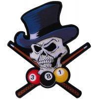 Pool Shark Skull Large Patch