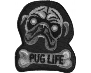 Pug Life Patch | Embroidered Patches