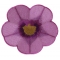 Purple Flower Iron on Patch