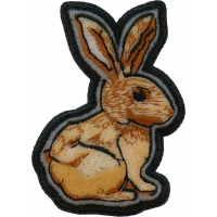 Rabbit Iron on Patch