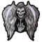 Skull Middle Finger Wings and Sickles Patch