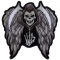 Reaper Skull Wings Middle Finger Patch