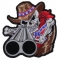 Rebel Cowboy with Shotgun Patch
