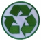 Recycle Sign Novelty Iron on Patch
