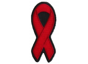 Red Ribbon Aids Awareness Patch