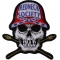 Redneck Society Rebel Flag Skull Patch