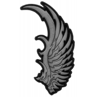 Right Silver Eagle Wing Patch | Embroidered Patches