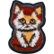 Sad Kitty Cat Iron on Patch